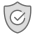 Icon illustration of a shield