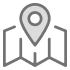 Icon illustration of a map pin
